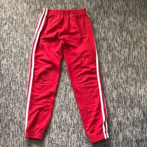Jon Galt Brandy Melville red sweatpants.